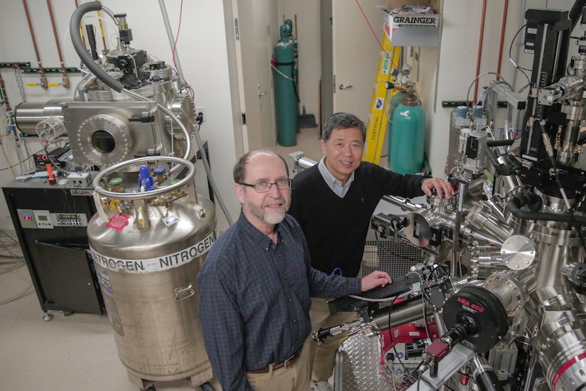 Photo of Chang-Beom Eom and Mark Rzchowski