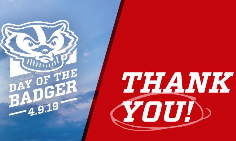 Day of the Badger thank-you graphic
