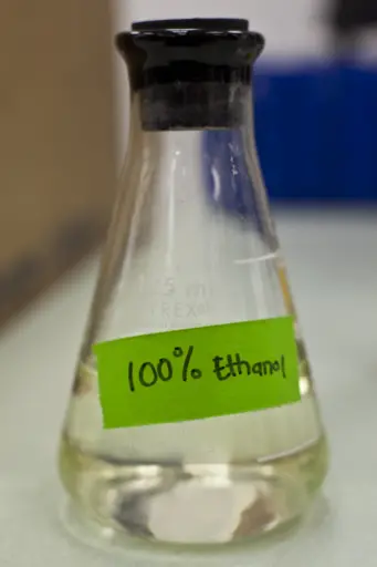  ethanol in a beaker