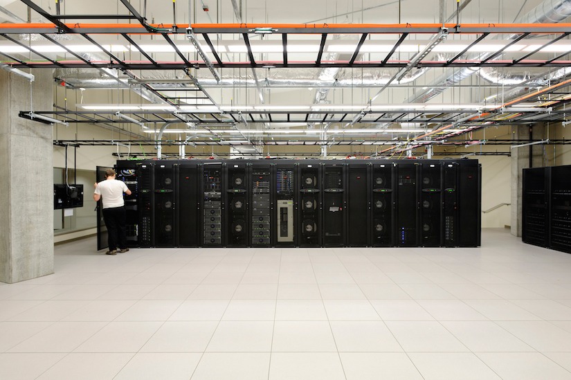 Photo of computer servers