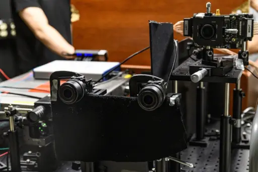  camera setup in the Computational Optics lab
