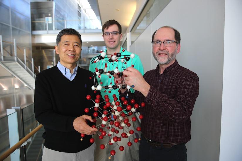 Photo of Chang-Beom Eom, Shane Lindemann and Mark Rzchowski