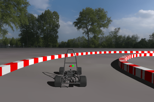 Control algorithm testing for go-kart in simulation