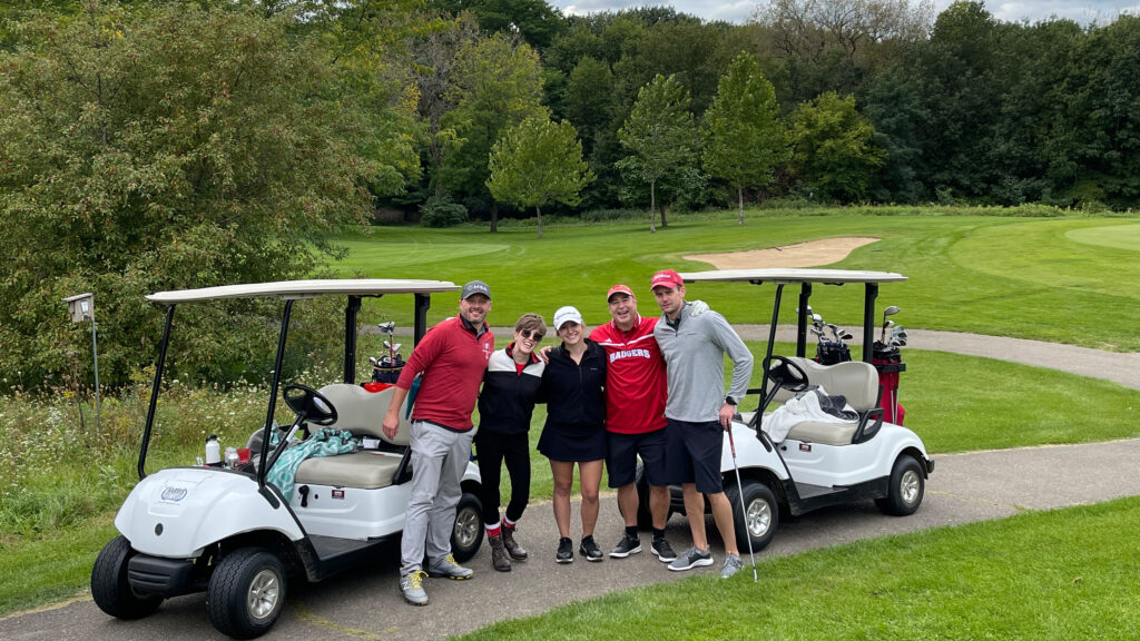 A group of golfers at the 2022 CEE Golf Outing
