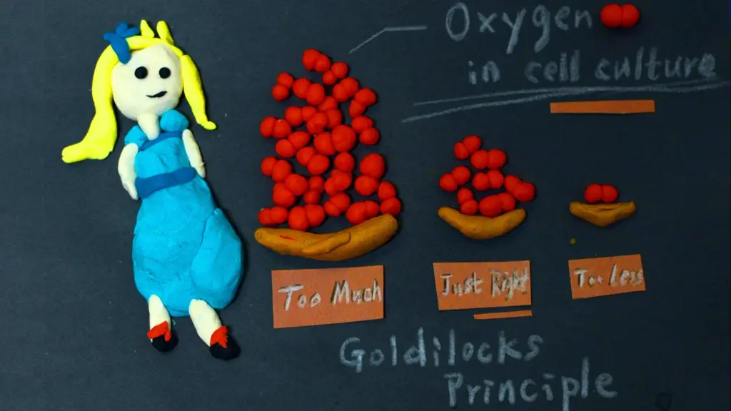 Play-Doh replica of Goldilocks with oxygen levels