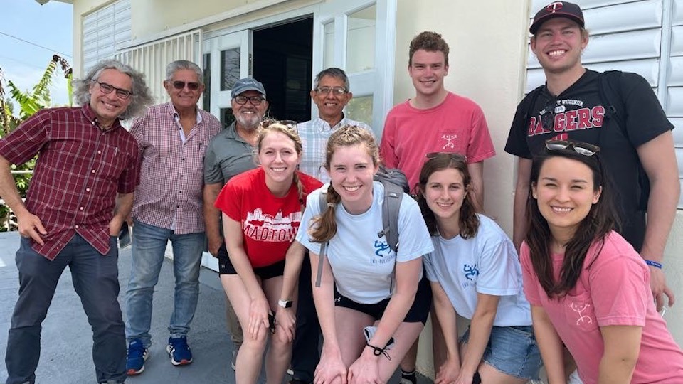 Engineers Without Borders students in Puerto Rico