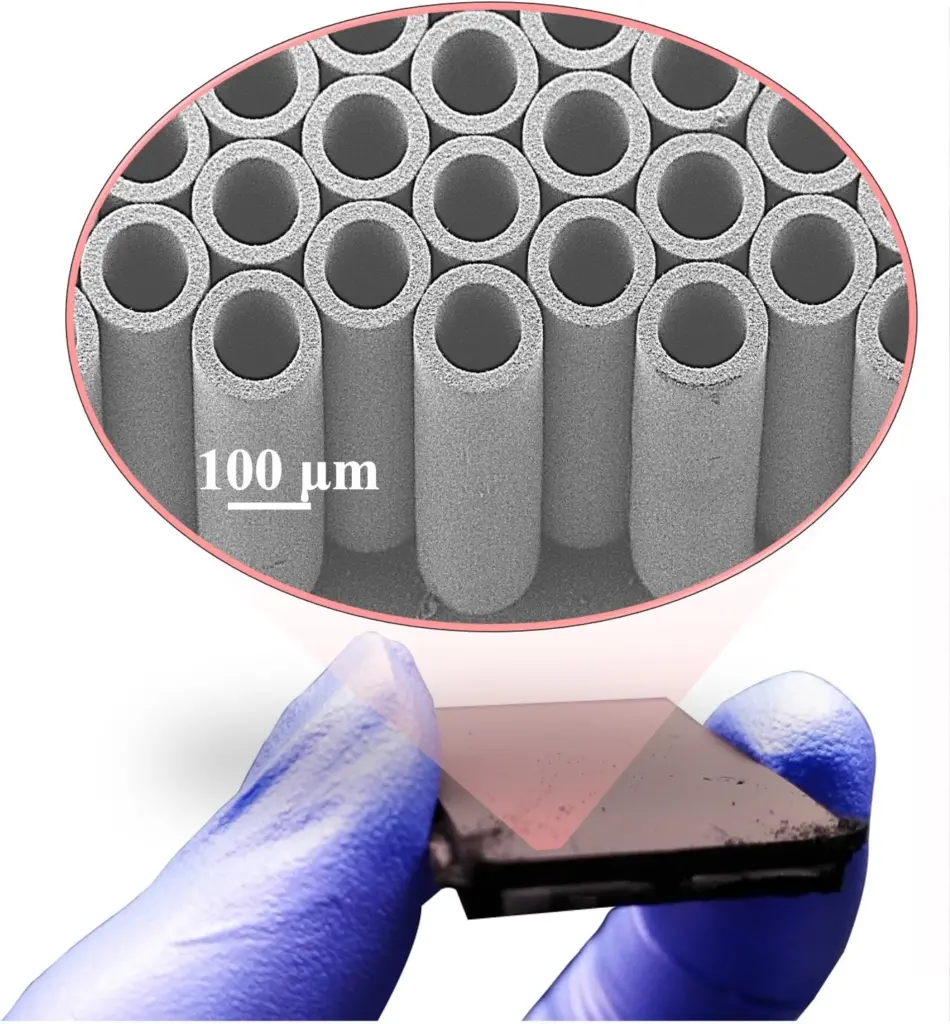 architected vertically aligned carbon nanotube foam