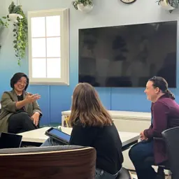 Engineering Design Research Lab chatting