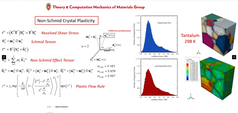 Theoretical and Computational Mechanics of Materials Group Intro