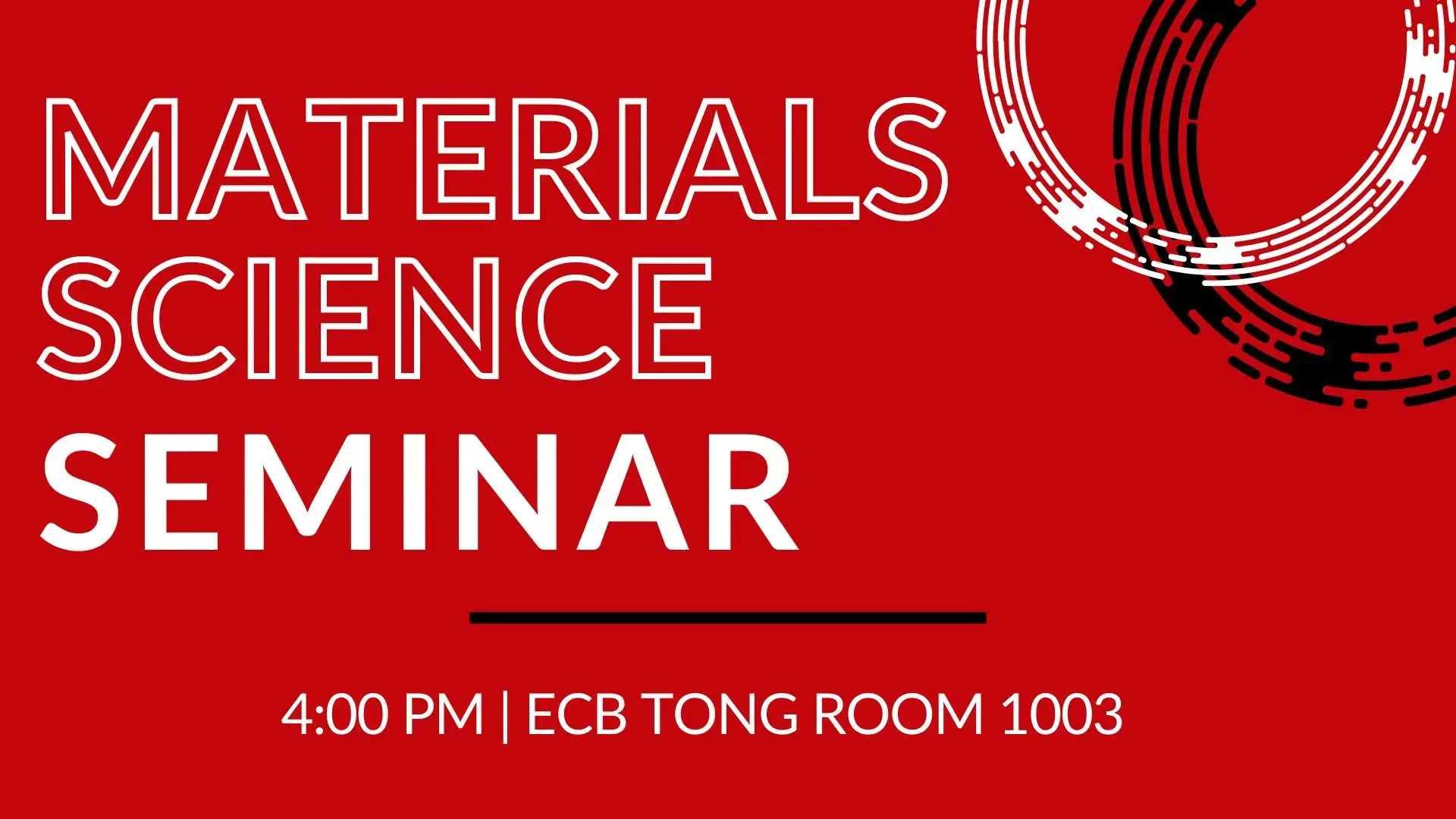 MS&E Seminar Series - Thursdays 4p - ECB Tong