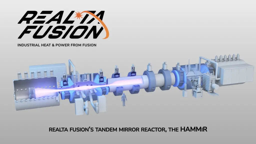 Realta Fusion reactor illustration 