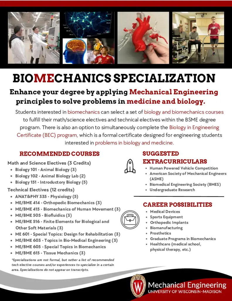 View BioMEchanics specialization pdf