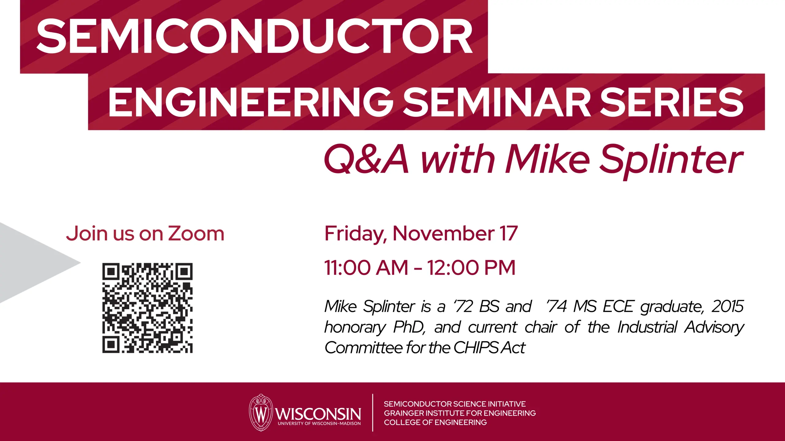 Semiconductor Engineering Seminar Series: Q&A with Mike Splinter