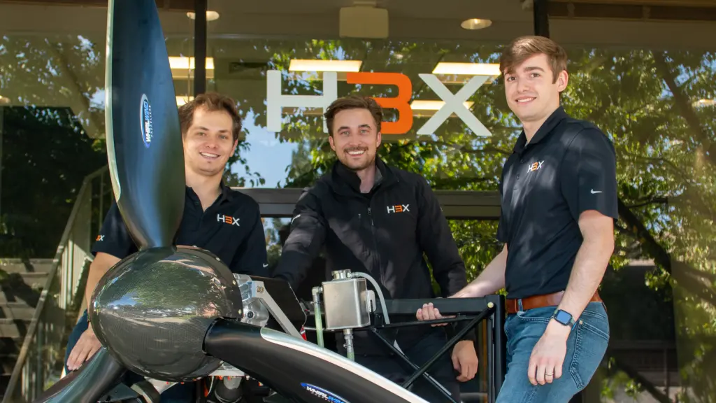 H3X co-founders Eric Maciolek, Jason Sylvestre and Max Liben