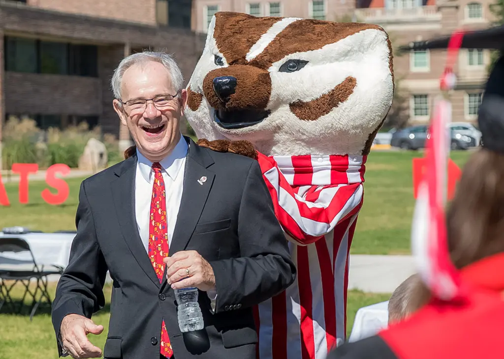 Ian Robertson with Bucky 