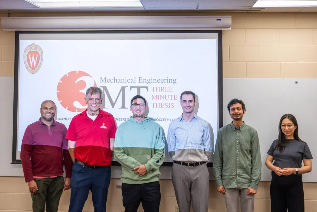 Mechanical Engineering-3MT Winners with Judges