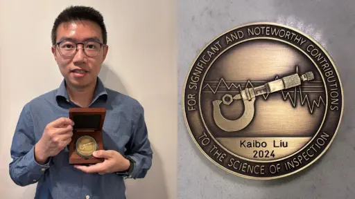 Kaibo Liu receives Hromi Medal