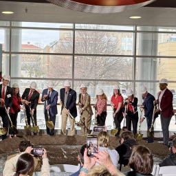 Groundbreaking ceremony for the Phillip A. Levy Engineering Center