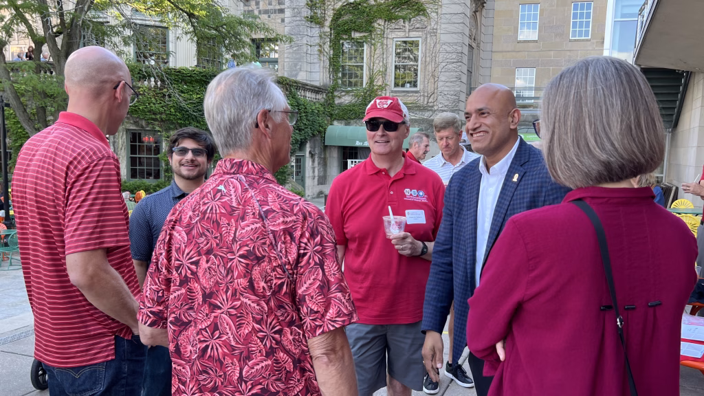 Dean Devesh at ice cream social 2025