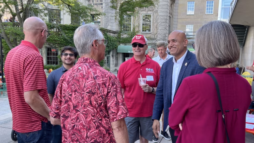 Dean Devesh at ice cream social 2025