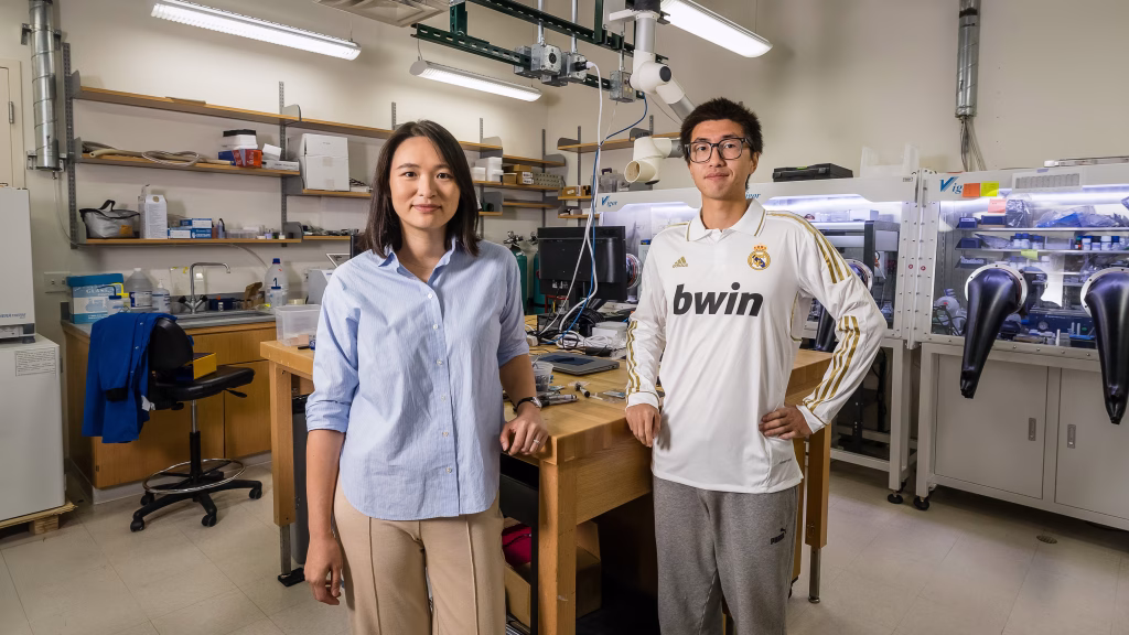 Assistant Professor Fang Liu and PhD student Qianli Xing