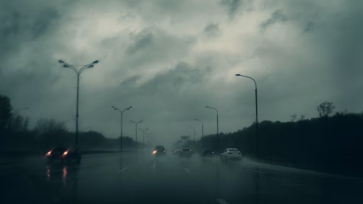 Stock image of a rainstorm