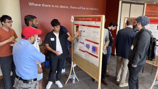 Students present at the ECE Undergraduate Research Symposium