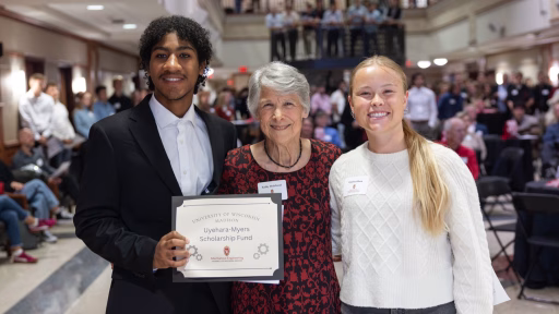 Muirhead with Myers Uyehara scholarship students
