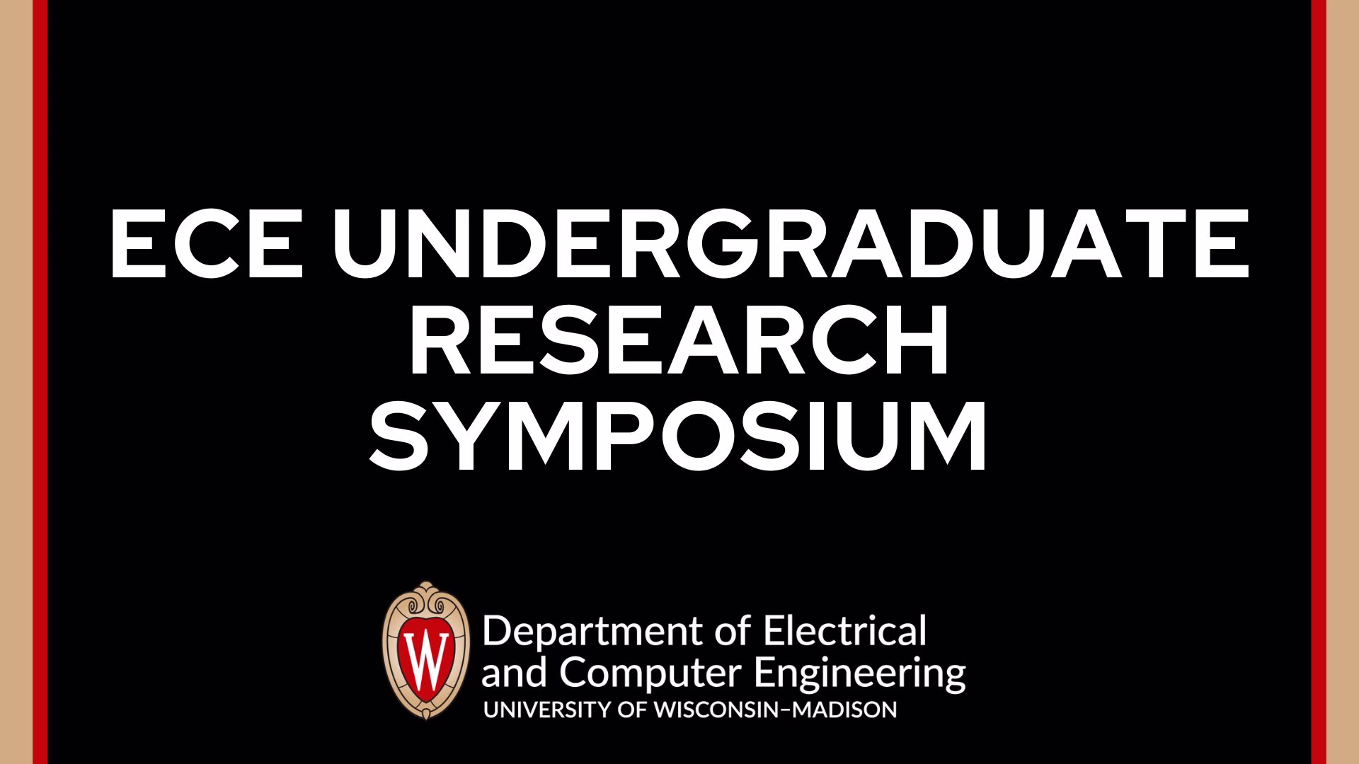 ECE Undergraduate Research Symposium, Department of Electrical and Computer Engineering