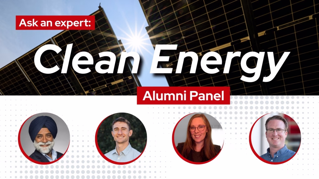 Ask an expert: Clean Energy Alumni Panel