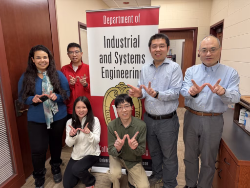 MBSE Team (left to right): Hasnaa Ouidadi (Postdoctoral Scholar), Kaibo Liu (Professor), Ying Fu (PhD Student), Xuepeng Jiang (PhD Student), Hantang Qin (Associate Professor), Shiyu Zhou (Professor)