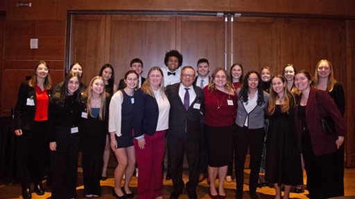 Team photo of University of Wisconsin Madison students and advisors for the 2026 Electrical Contracting Innovation Challenge