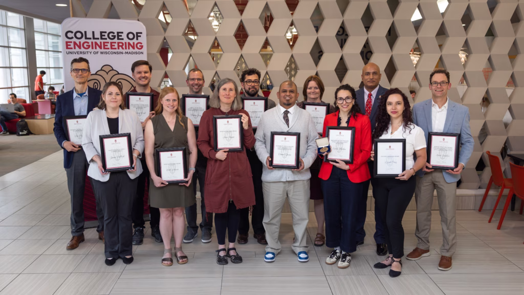 Group photo of the 2026 award winners