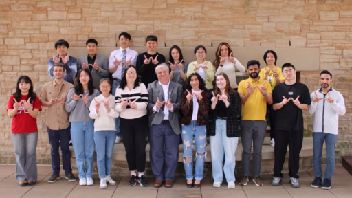 Group of Graduate Student Award winners from the Department of Civil and Environmental Engineering with the Department Chair