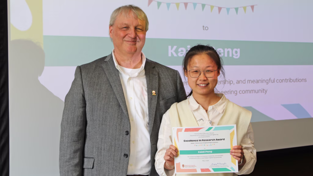Greg Harrington and Kaidi Peng