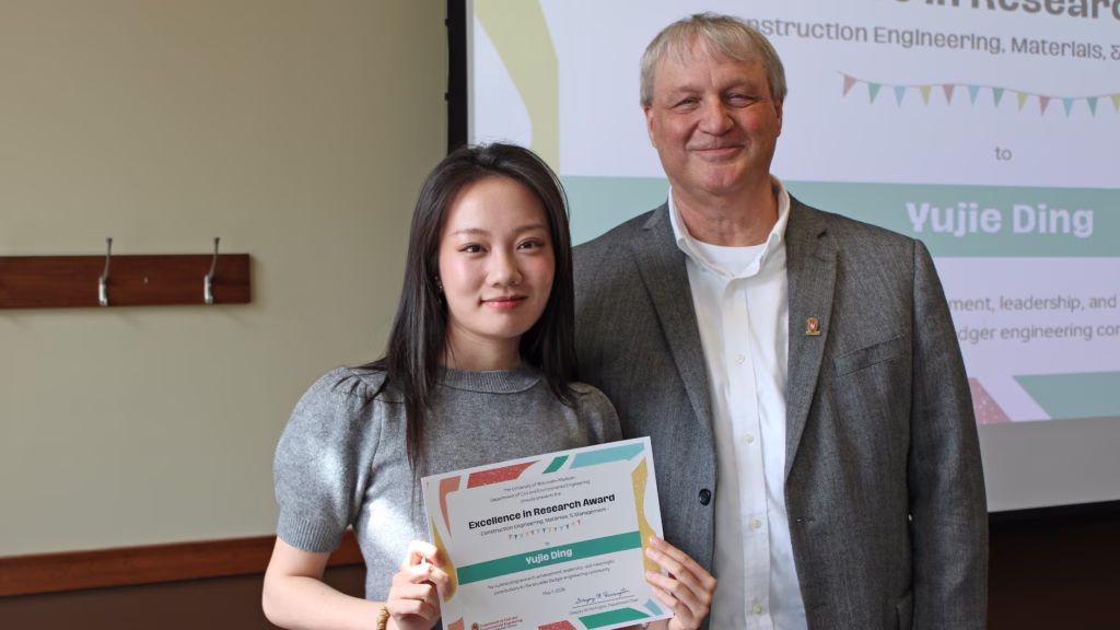 Yujie Ding and Greg Harrington