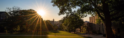 Sunrise at bascom hill