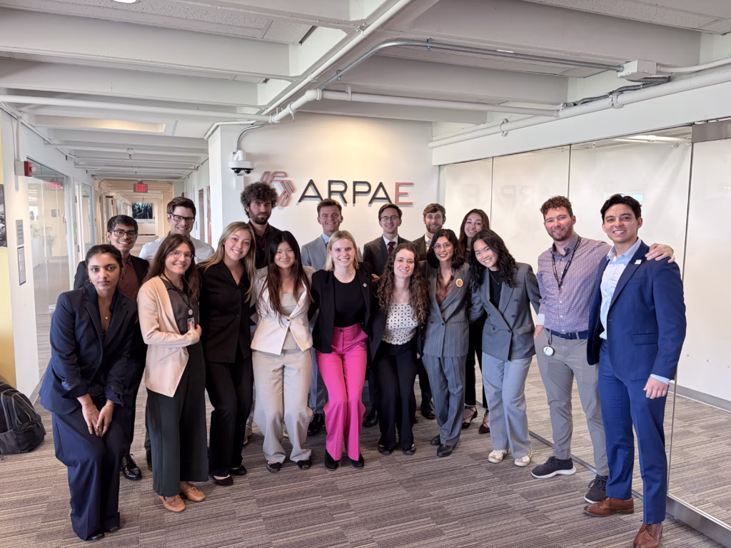 The 2026 Fusion Student Delegation met with three Advanced Research Projects Agency-Energy Fellows during their week-long program in Washington, D.C. including Dr. Ryan Chaban, Dr. Peter Dotti, and Dr. Alina LaPotin.