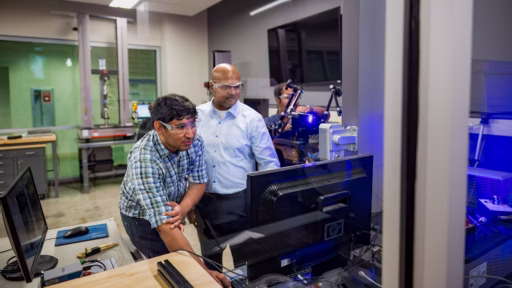 Postdoctoral research associate Yasara Dharmadasa, Associate Professor Ramathasan Thevamaran and PhD student Paranjoy Basak