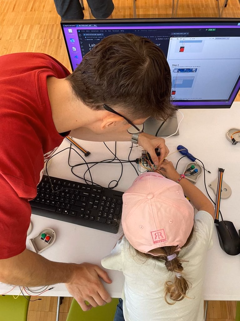Participants assemble a controller at the 2026 Adaptive Gaming Expo