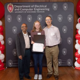 Alison Thompson with Parmesh Ramanathan and John Booske